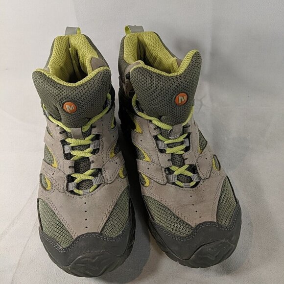 Merrell Passage Ventilator Mid Grey/Sage Green Hiking Boots Women's 7.5 J83652 - Picture 8 of 14